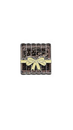 Sahih Muslim White bow - Enamel Metal Sticker