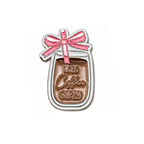 Iced Coffee Girly - Enamel Metal Sticker